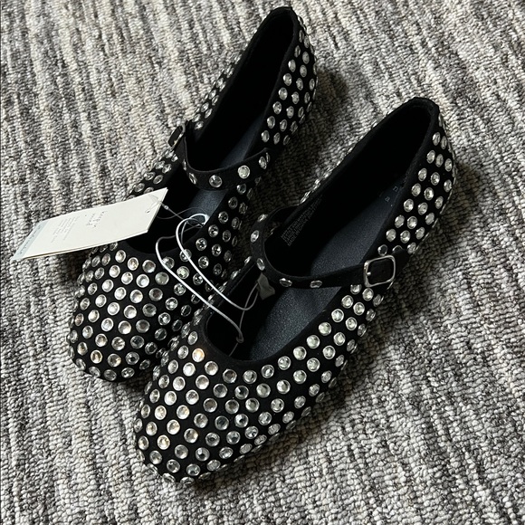 a New Day Womens Issa Rhinestone Mary Jane Ballet Flats Various Sizes - Picture 9 of 10